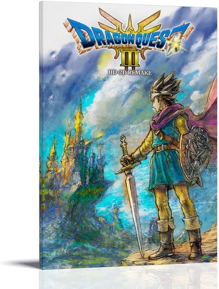 Amazon.co.jp: ドラゴンクエスト3 HD-2Dリマスターポスター ポスター